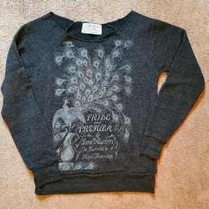 Out of Print Pride and Prejudice Sweater NWOT